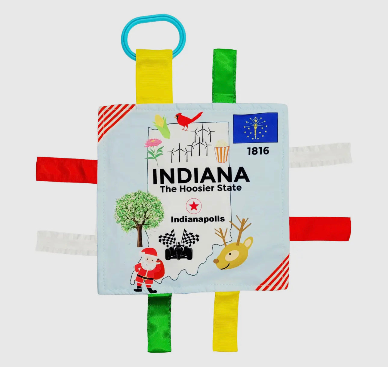 Indiana State Crinkle Square