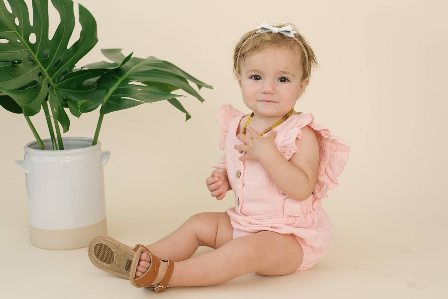 Split-Soled Leather Baby Sandals