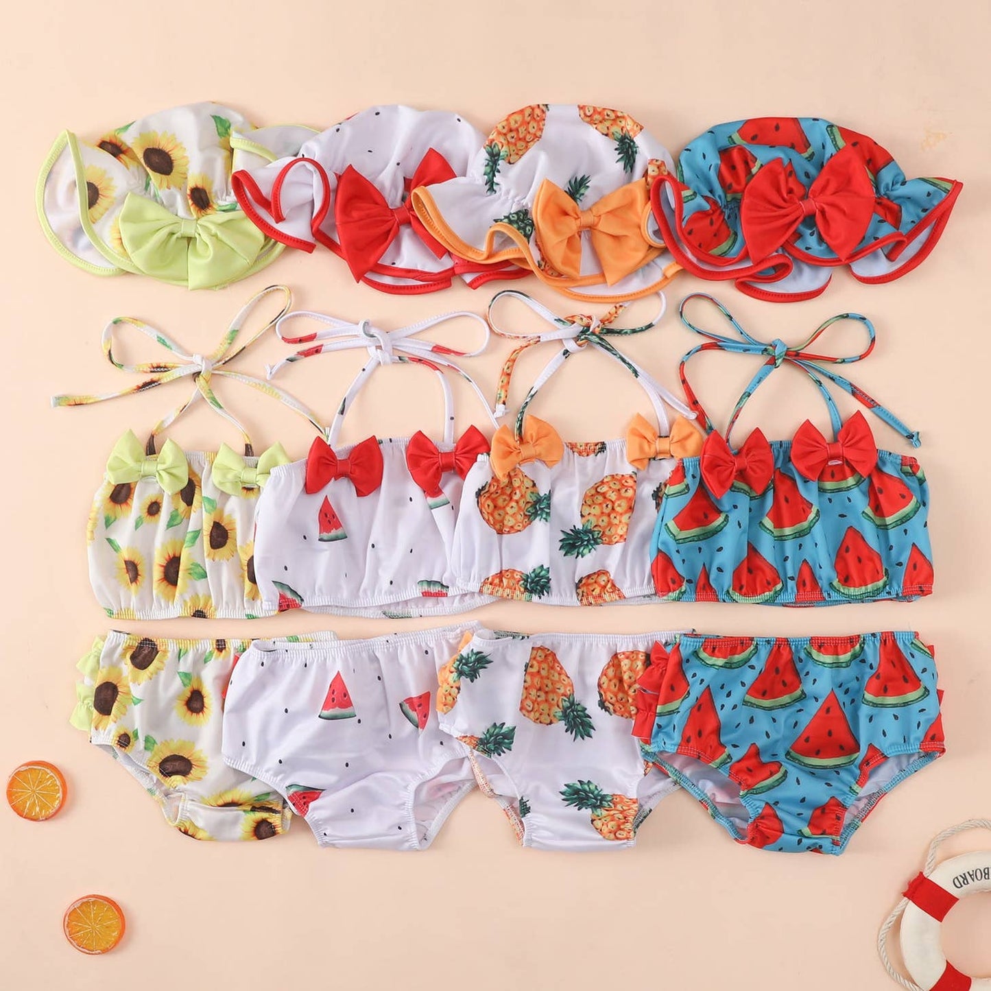 Cutie Fruity Halter Strap Swimmy