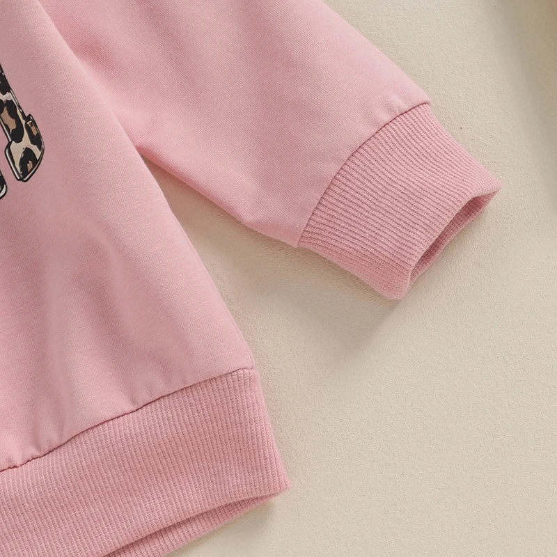 Leopard Print Mama's Mini Pant Set