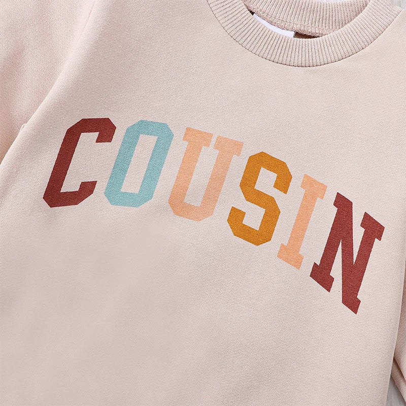 Cousin Romper & Sweatshirt