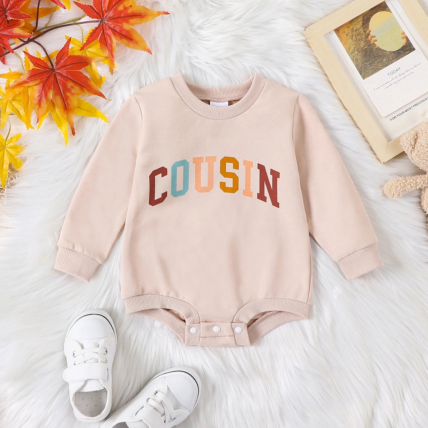 Cousin Romper & Sweatshirt