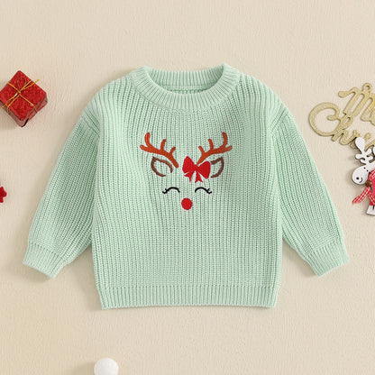 Bow + Lashes Reindeer Sweater