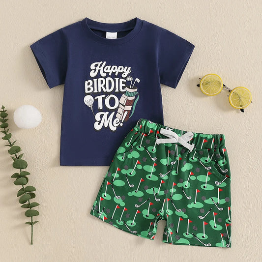 Happy Birdie To Me Short Set