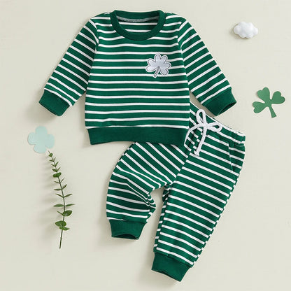 Striped Shamrock Set