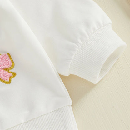 Mama & Dada's Little Love Embroidered Sweatshirt