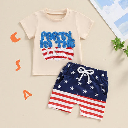 Party in the USA Shorts Set