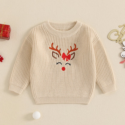 Bow + Lashes Reindeer Sweater