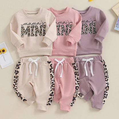 Leopard Print Mama's Mini Pant Set