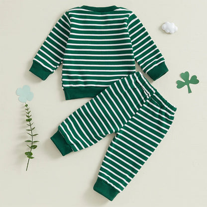 Striped Shamrock Set