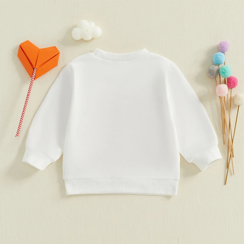 Mama & Dada's Little Love Embroidered Sweatshirt