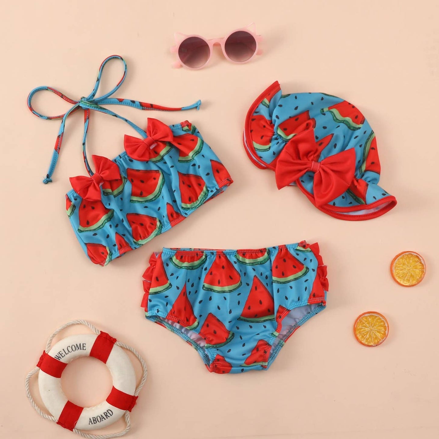 Cutie Fruity Halter Strap Swimmy